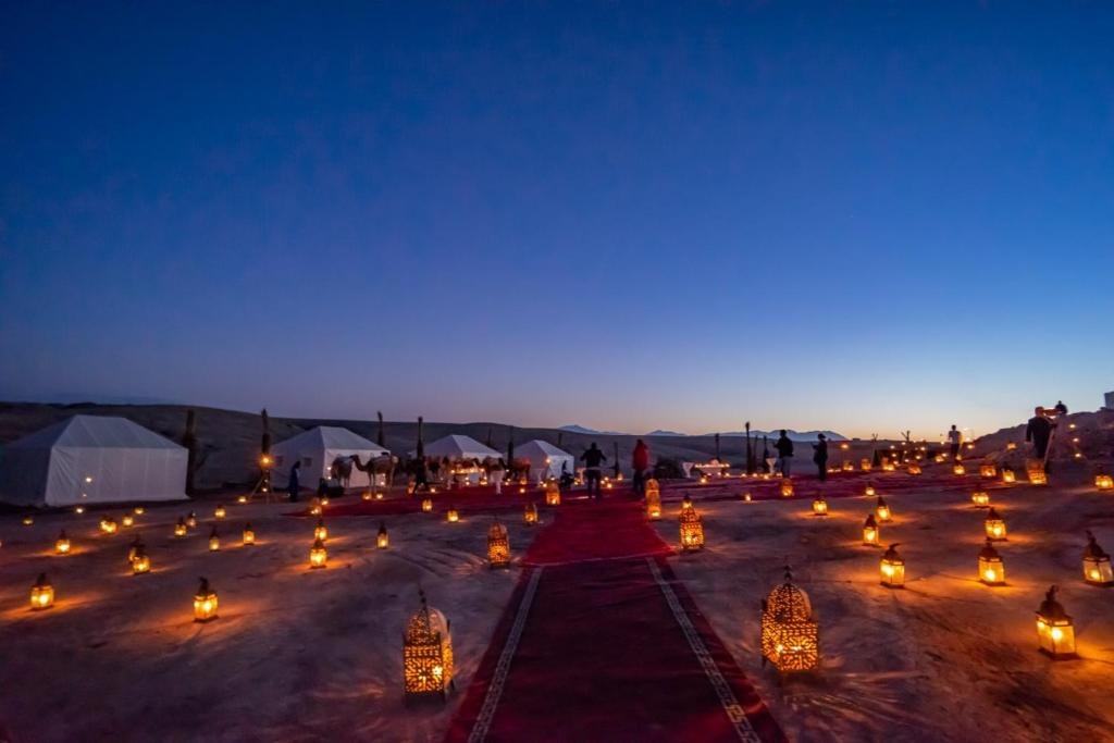 A picnic day  in Agafay desert 